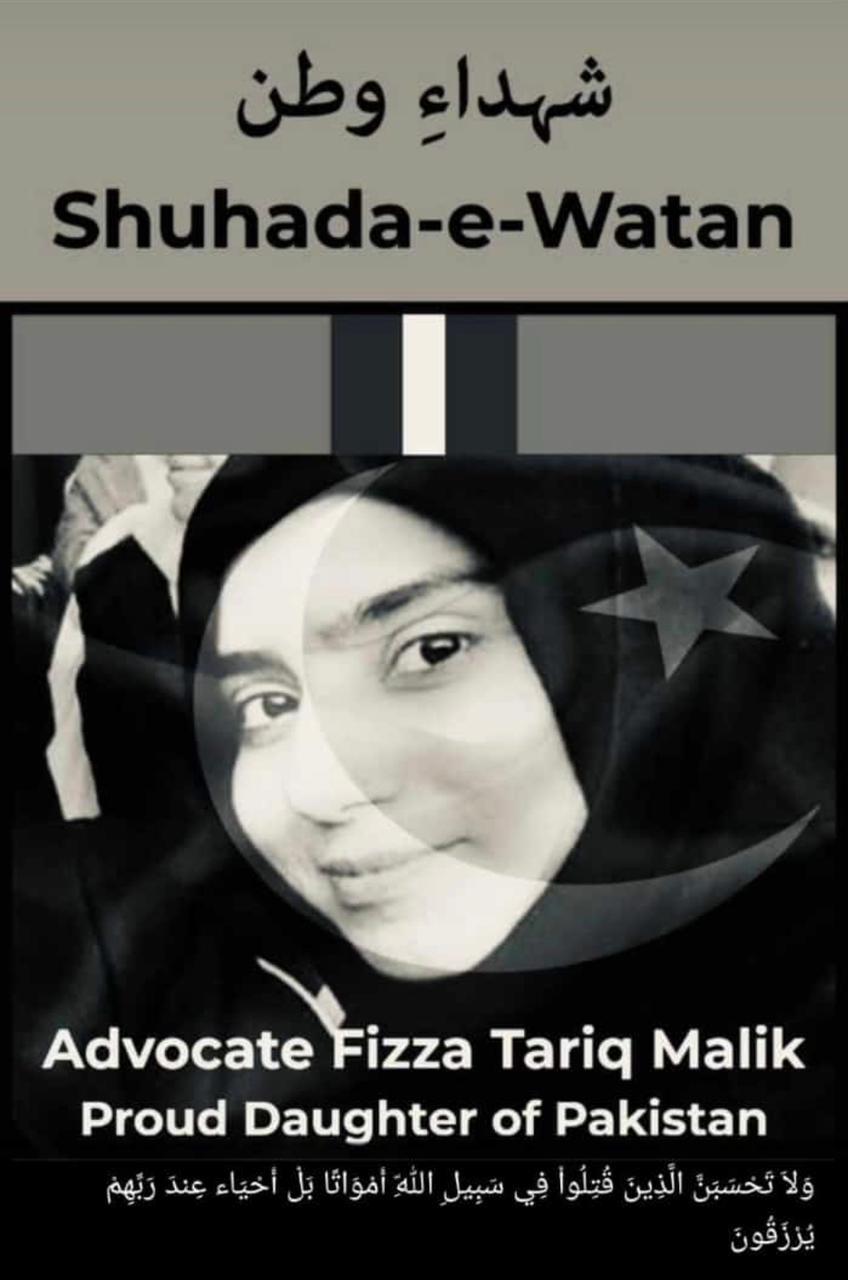 Fizza Tariq Malik — Sitara-e-Shujaat, Sitara-e-Shujaat commemorative poster